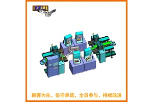 自动4台ICT测试机器人应用